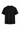 Men's Textured Round Neck T-Shirt Black
