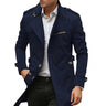 Men's Transitional Coat with Stand-up Collar and Zipper Pocket-Coats for men-CaldwellVoss