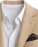 Men’s Two-Button Blazer with Flap Pockets-Blazers for men-CaldwellVoss