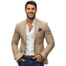 Men’s Two-Button Blazer with Patch Pockets-Blazer for men-CaldwellVoss
