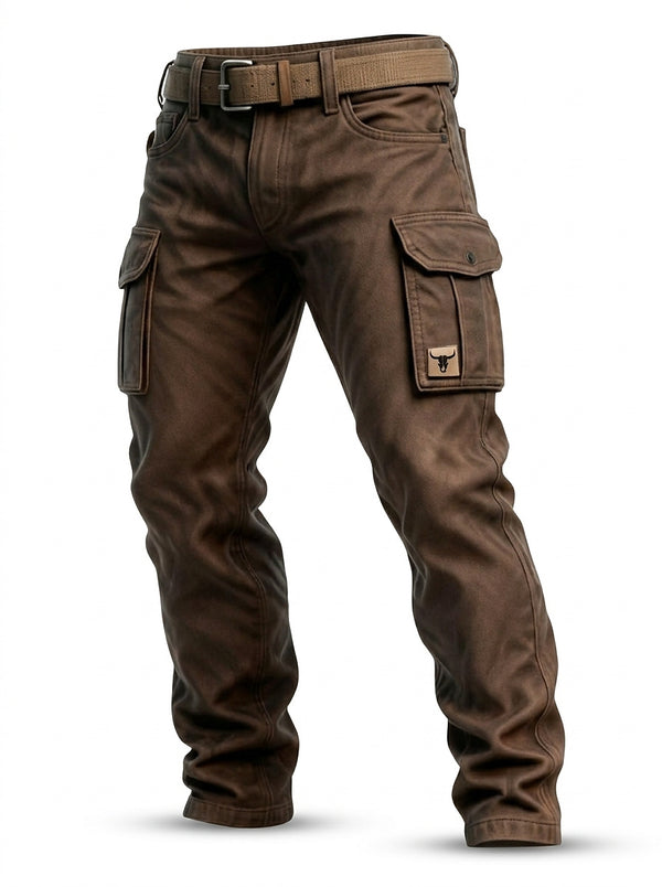Men’s Utility Cargo Pants with Belt-Pants for Men-CaldwellVoss