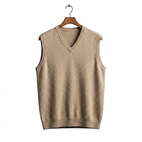 Men’s V-Neck Knit Vest-Vests for men-CaldwellVoss