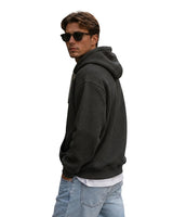 Men’s Waffle Knit Quarter Zip Hoodie-Sweaters for men-CaldwellVoss