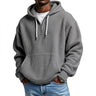 Men’s Waffle Knit Quarter Zip Hoodie-Sweaters for men-CaldwellVoss