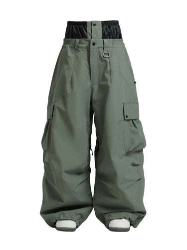 Men’s Wide Leg Cargo Pants with Adjustable Waist-Pants for Men-CaldwellVoss