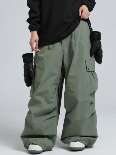Men’s Wide Leg Cargo Pants with Adjustable Waist-Pants for Men-CaldwellVoss