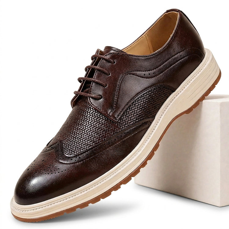 Men’s Wingtip Lace-Up Brogue Shoes-Footwear for men-CaldwellVoss