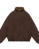 Men’s Zip-Up Bomber Jacket with Stand Collar-Jackets & Coats for men-CaldwellVoss