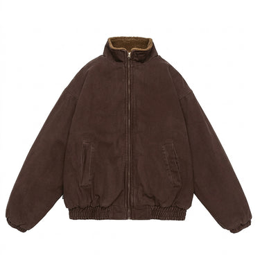 Men’s Zip-Up Bomber Jacket with Stand Collar-Jackets & Coats for men-CaldwellVoss