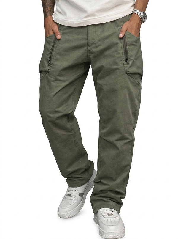 Men’s Zippered Pocket Cargo Pants-Pants for Men-CaldwellVoss