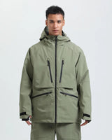 Unisex Hooded Jacket with Multiple Zip Pockets-unisex jacket-CaldwellVoss
