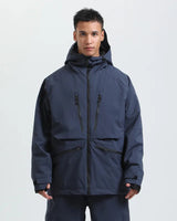 Unisex Hooded Jacket with Multiple Zip Pockets-unisex jacket-CaldwellVoss