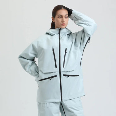 Unisex Hooded Jacket with Multiple Zip Pockets-unisex jacket-CaldwellVoss