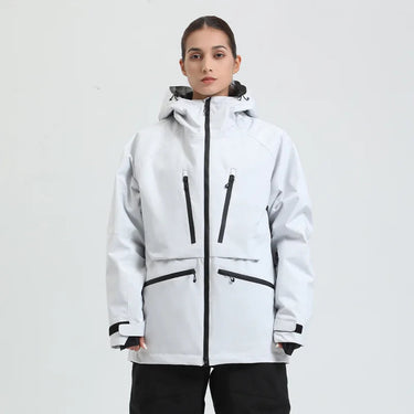 Unisex Hooded Jacket with Multiple Zip Pockets-unisex jacket-CaldwellVoss