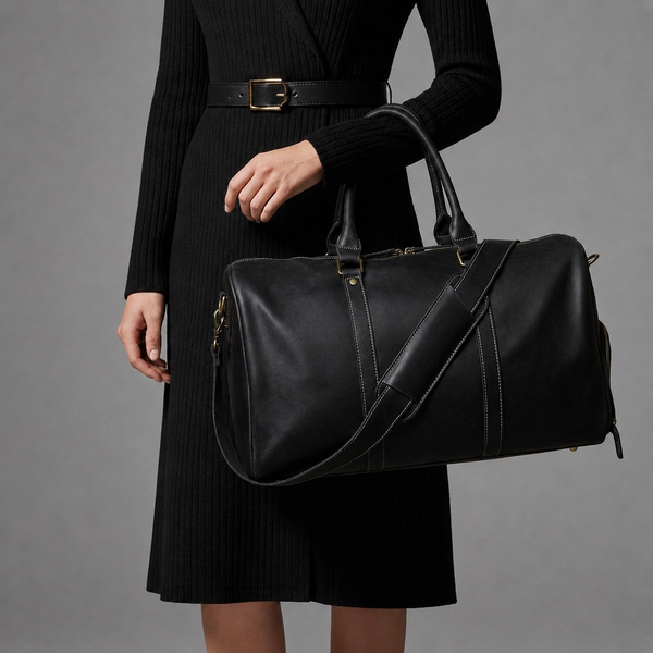 Unisex Vintage Style Duffel Bag-Accessories for Women-CaldwellVoss