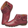 Women’s Ankle Boots with Side Zipper and Folded Cuff-Footwear for women-CaldwellVoss