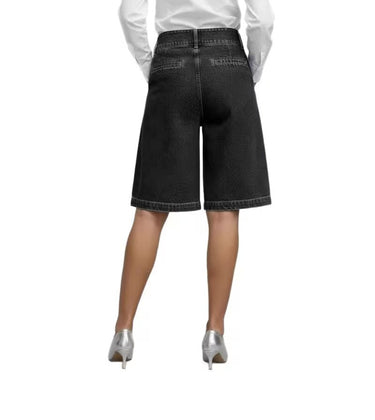 Women's Asymmetrical Wrap Knee-Length Shorts