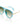 Women's Aviator Sunglasses with Metal Temples Light Aqua