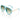 Women's Aviator Sunglasses with Metal Temples Light Aqua