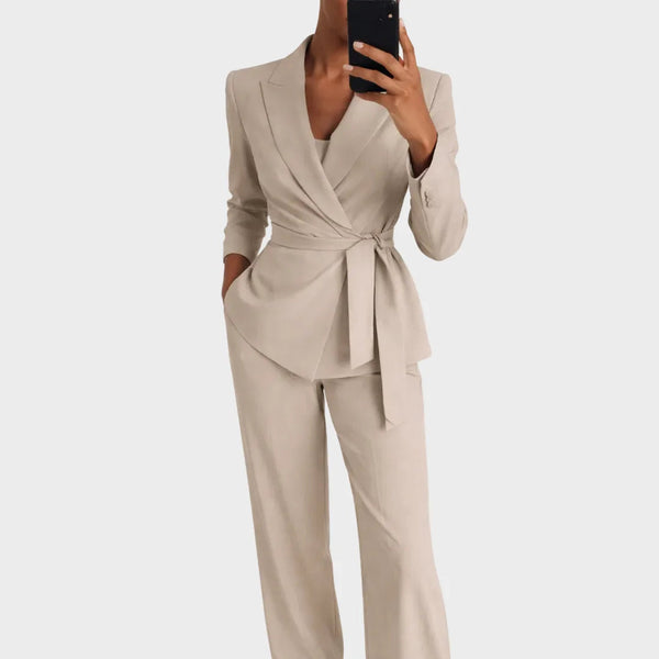 Women’s Blazer and Trousers Matching Set-Sets for women-CaldwellVoss