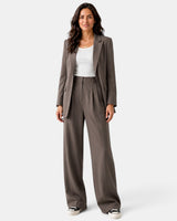 Women’s Blazer and Wide Leg Trouser Set-Sets for women-CaldwellVoss
