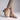 Women's Block Heel Thong Platform Sandals Champagne