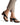 Women's Block Heel Thong Platform Sandals Black