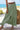 Women's Button-Down High Waist Maxi Skirt Light Green