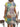 Women’s Button-Front V-Neck Geometric Print Dress-Mini Dress-CaldwellVoss