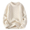 Women’s Cable Knit Crew Neck Sweater-Sweaters for Women-CaldwellVoss