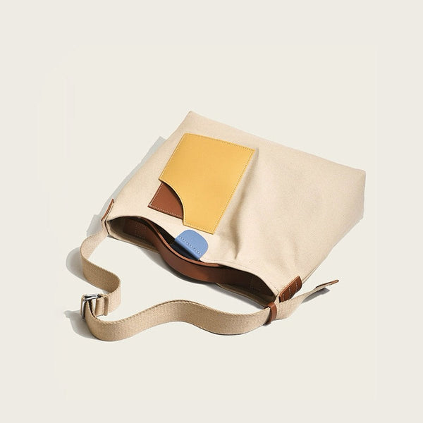 Women’s Canvas Shoulder Tote Bag-Accessories for Women-CaldwellVoss