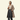 Women's Coat with Lapel Collar and Button Placket-Coats Women-CaldwellVoss
