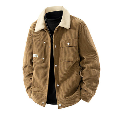 Women’s Corduroy Sherpa Lined Jacket-Jacket for women-CaldwellVoss