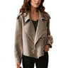 Women’s Cropped Jacket with Buckle Detail-Jacket for women-CaldwellVoss