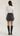 Women’s Denim Mini Skirt with Front Panels, Button Closure and Raw Hem-Skirt for women-CaldwellVoss