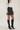 Women’s Denim Mini Skirt with Front Panels, Button Closure and Raw Hem-Skirt for women-CaldwellVoss