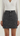 Women’s Denim Mini Skirt with Front Panels, Button Closure and Raw Hem-Skirt for women-CaldwellVoss