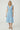 Women's Eyelet Midi Dress with Smocked Waist Blue