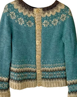 Women’s Fair Isle Pattern Knit Cardigan-Cardigans for women-CaldwellVoss