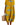 Women's Fish Print V-Neck Midi Dress Yellow