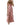 Women's Floral Corset Bodice Maxi Dress Pink
