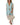 Women’s Floral Print V-Neck Midi Dress Blue