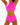 Women's High Neck High Waisted Bikini Set Pink