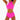 Women's High Neck High Waisted Bikini Set Pink