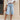 Women’s High Waist Denim Bermuda Shorts-Shorts for women-CaldwellVoss