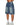 Women’s High Waist Denim Bermuda Shorts-Shorts for women-CaldwellVoss