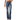 Women’s High-Waisted Bootcut Jeans with Frayed Hem-Pants for Women-CaldwellVoss