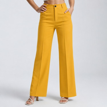 Women’s High Waisted Straight Leg Trousers-Pants for Women-CaldwellVoss