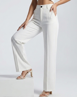 Women’s High Waisted Straight Leg Trousers-Pants for Women-CaldwellVoss