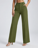 Women’s High Waisted Straight Leg Trousers-Pants for Women-CaldwellVoss